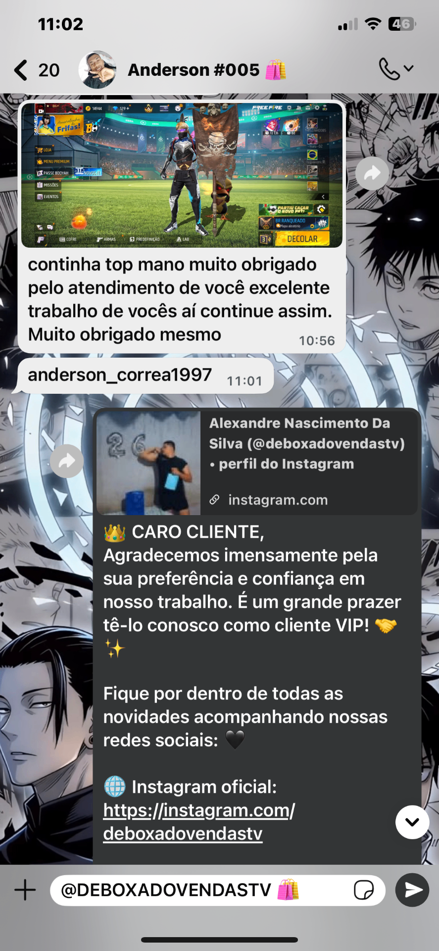 Feedback de cliente 5