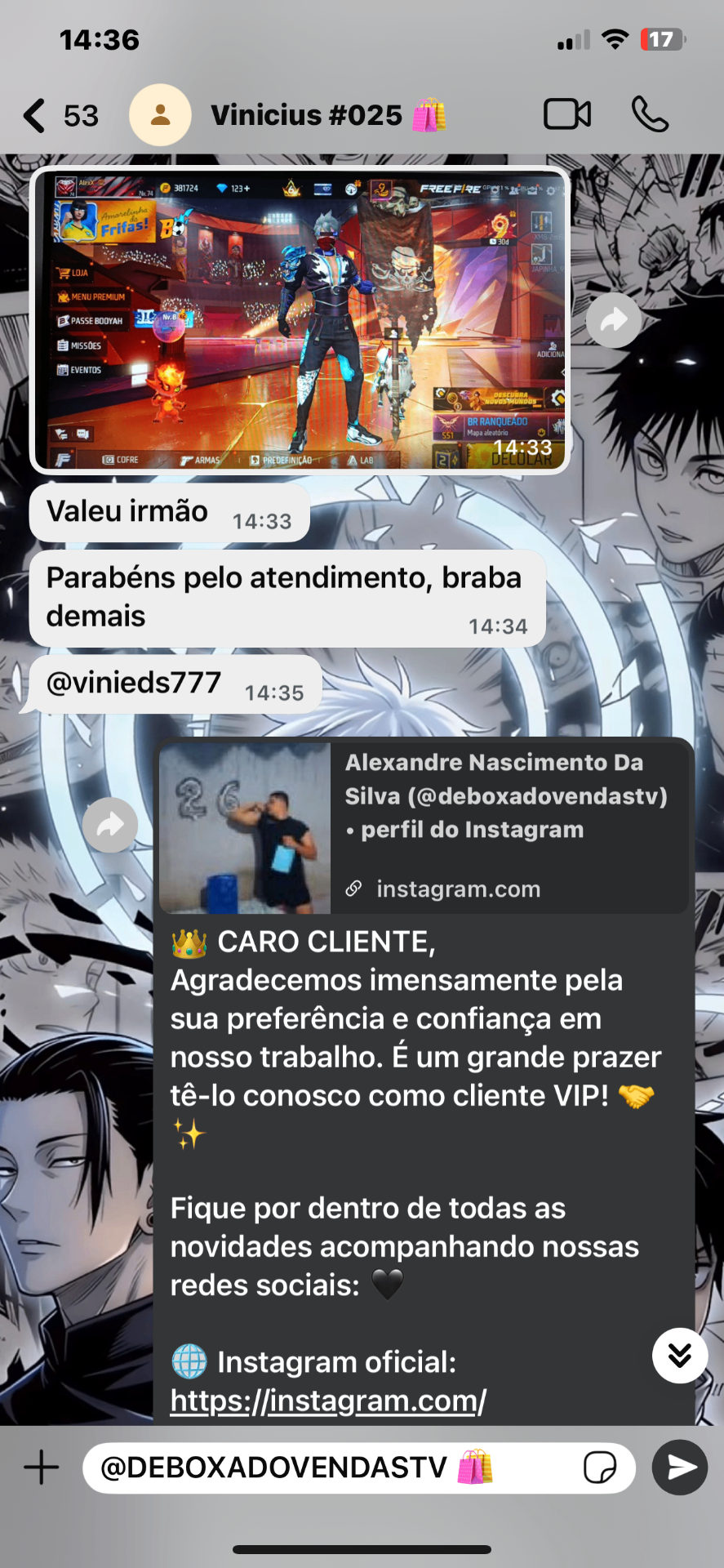 Feedback de cliente 8
